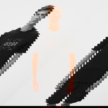  Boss Te Logospace Erkek Siyah T-Shirt