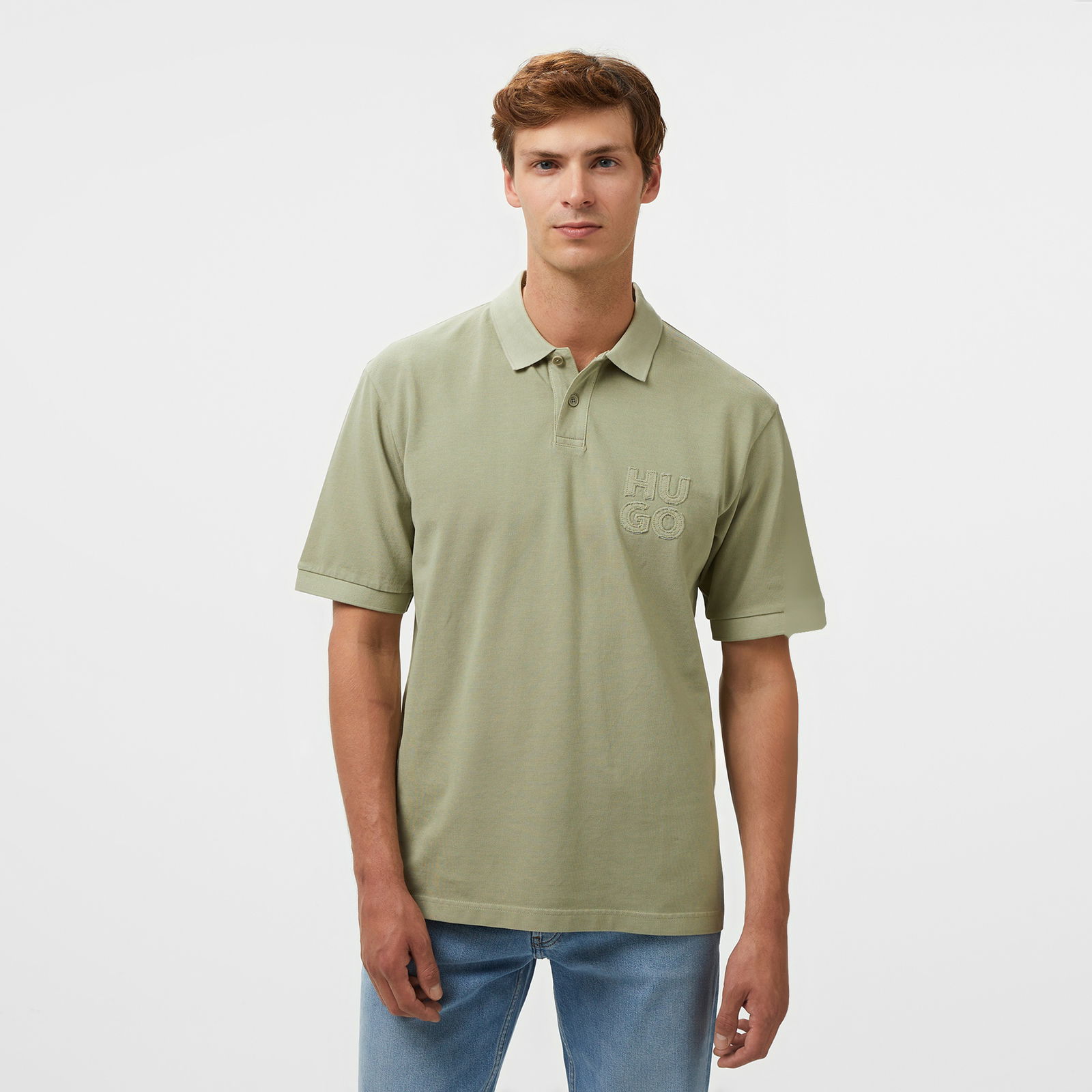 Hugo Dustreck Erkek Yeşil Polo