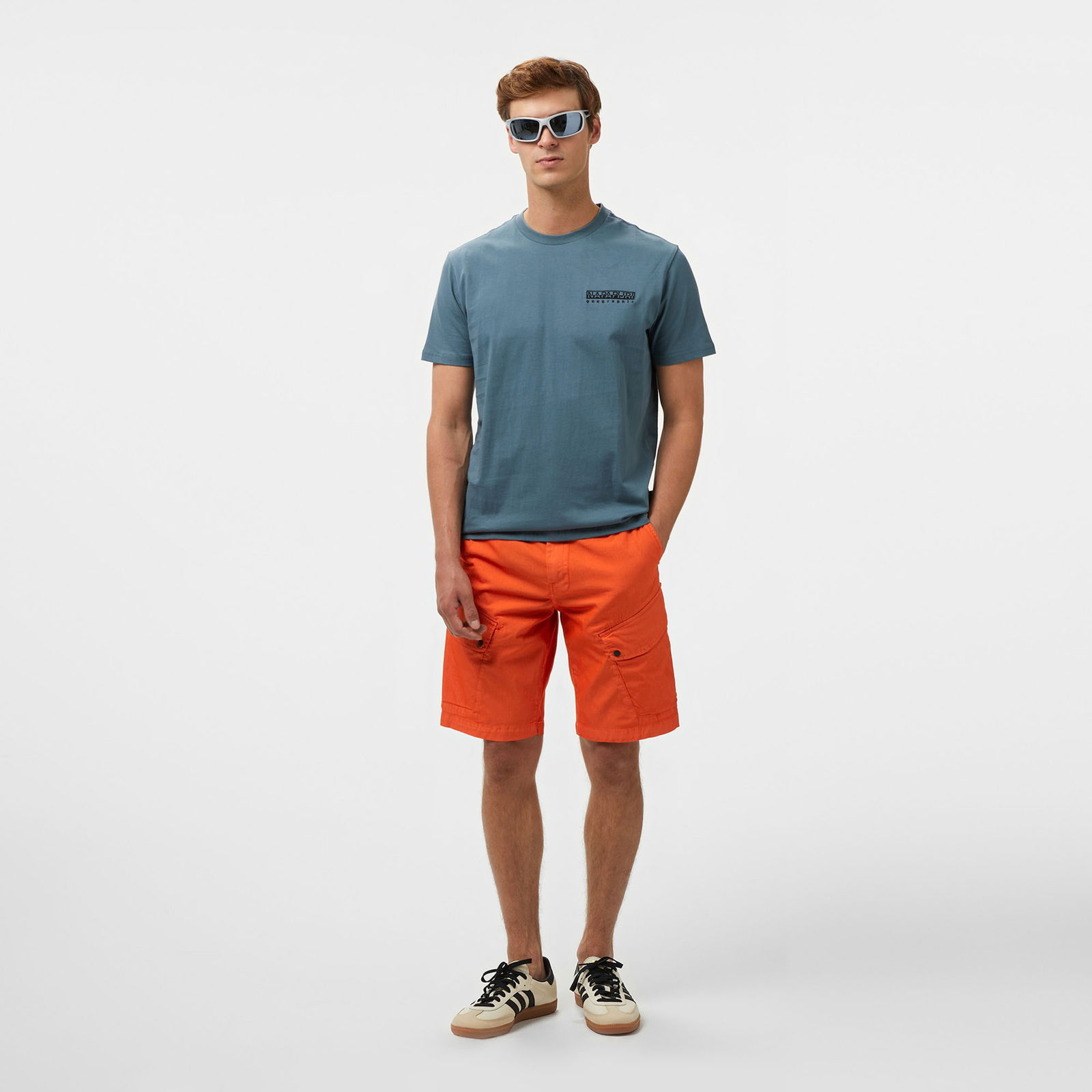 Napapijri S-Vignoni Back Erkek Mavi T-Shirt