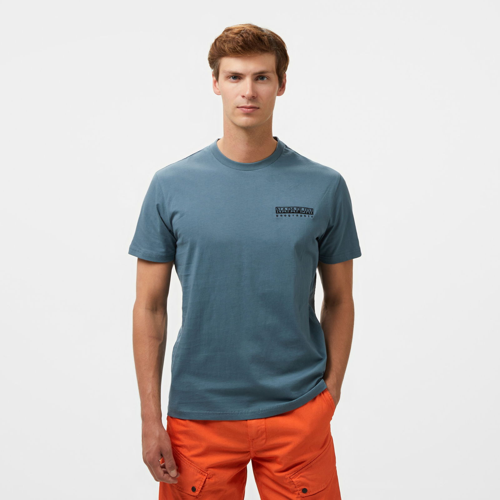 Napapijri S-Vignoni Back Erkek Mavi T-Shirt