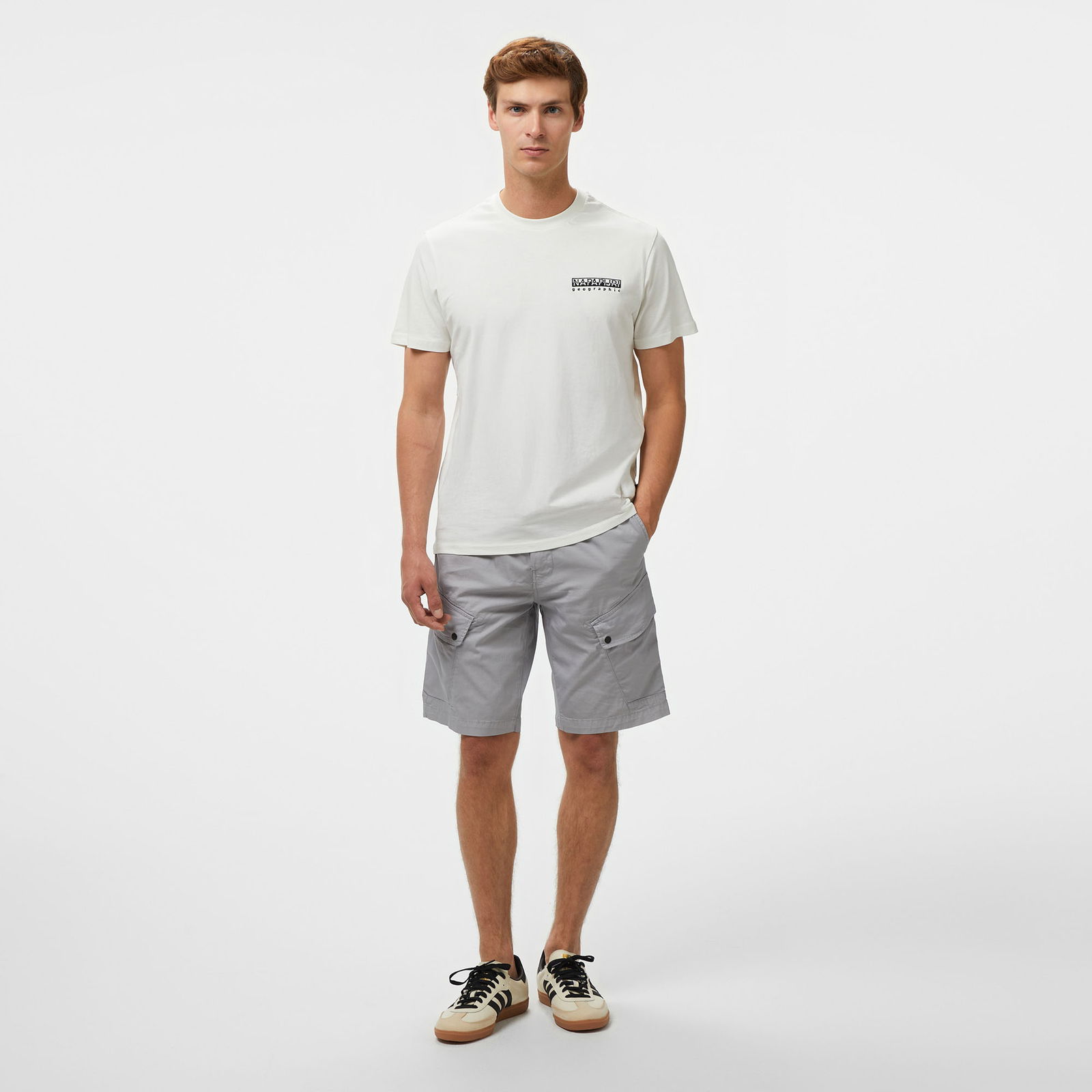 Napapijri S-Vignoni Back Erkek Beyaz T-Shirt