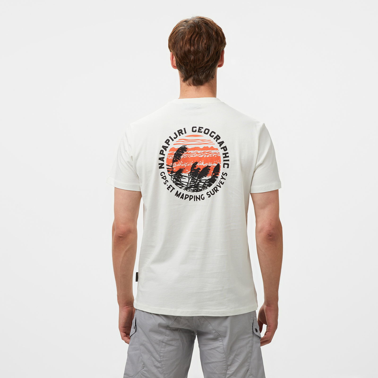 Napapijri S-Vignoni Back Erkek Beyaz T-Shirt
