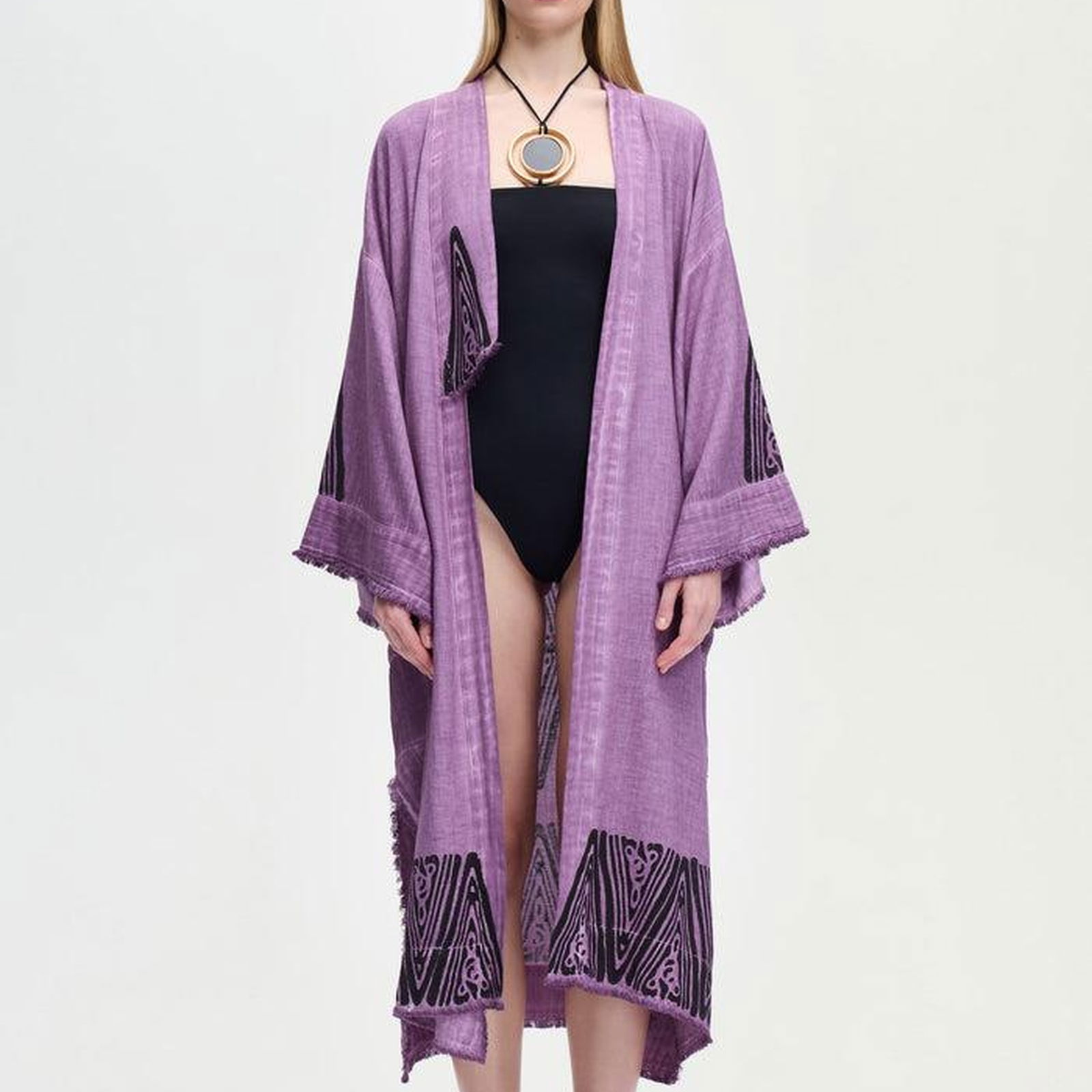 İKİKIZ Crown Kimono Kadın Renkli