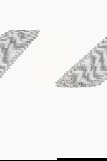  İKİKIZ Crinkle Çizgili Kolsuz Crop Kadın Renkli