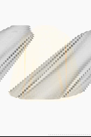  İKİKIZ Crinkle Linen Gömlek Kadın Naturel