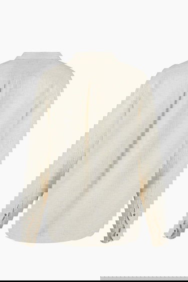  İKİKIZ Crinkle Erkek Gömlek Erkek Naturel