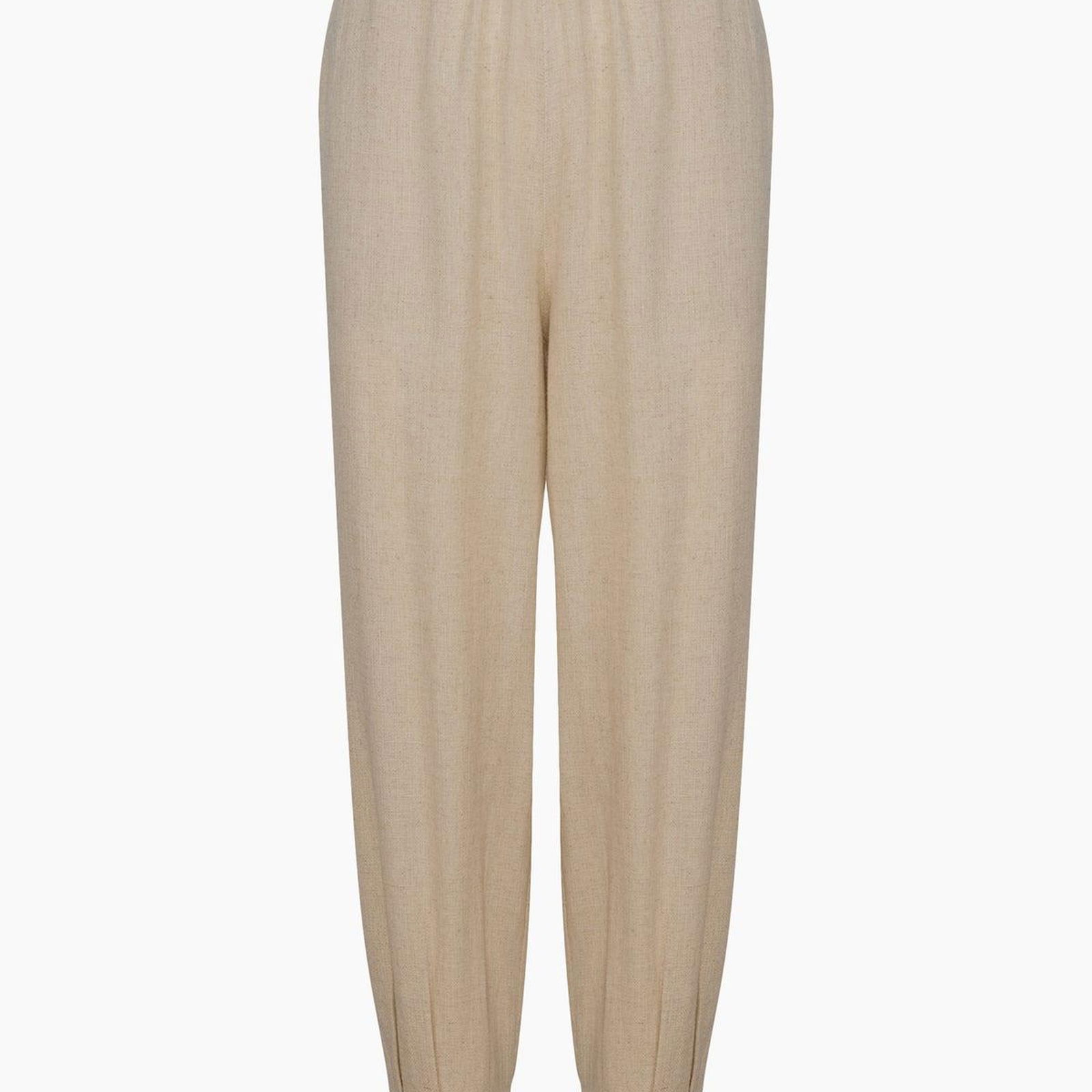 İKİKIZ Keten Slouchy Pantolon Kadın Naturel