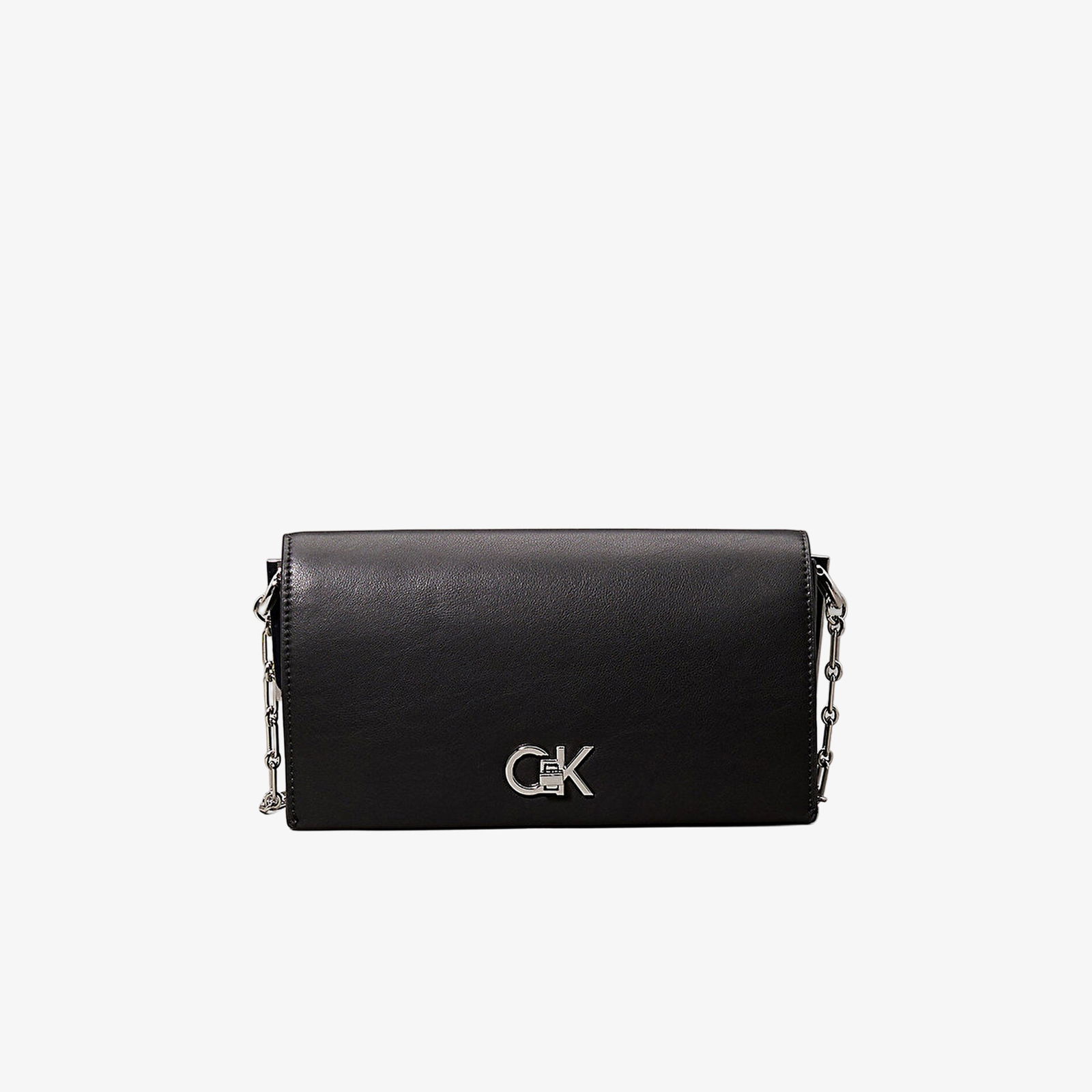 Calvin Klein Mini Chain Tex Kadın Siyah El Çantası
