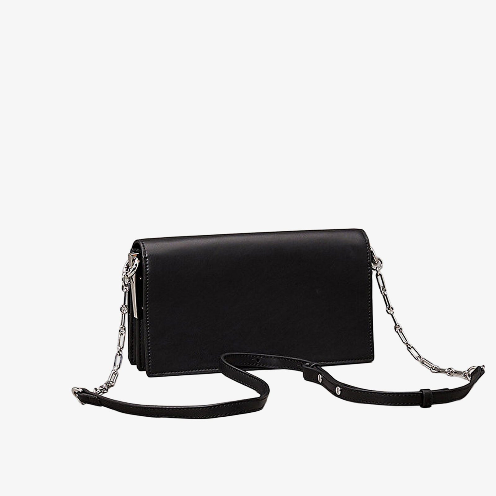 Calvin Klein Mini Chain Tex Kadın Siyah El Çantası