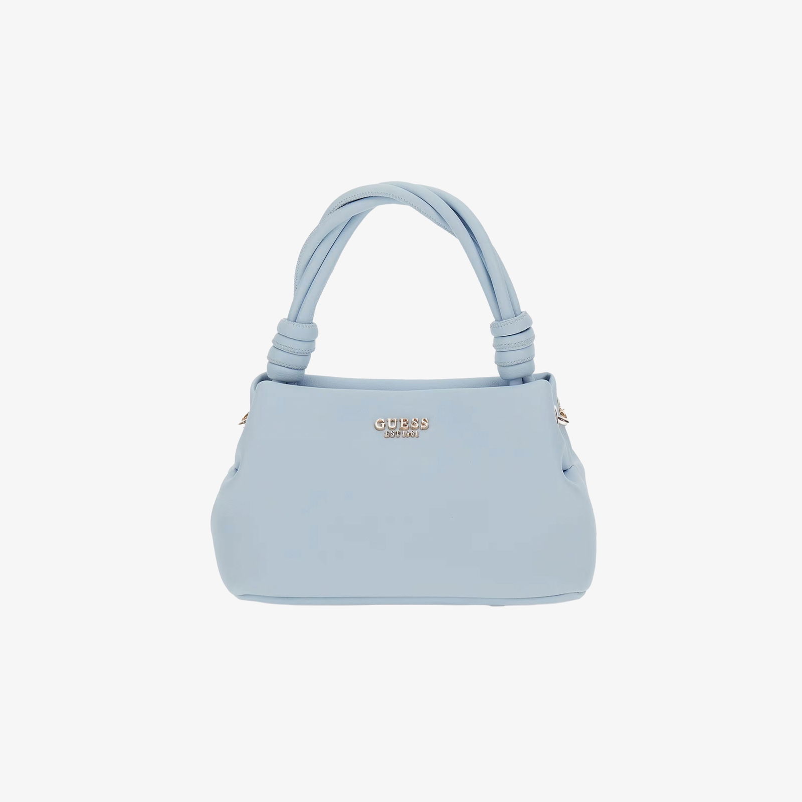 Guess Tiera Flap Shldr Bag  Sansa Top Handle Crossbody Kadın Mavi Çapraz Askılı Çanta