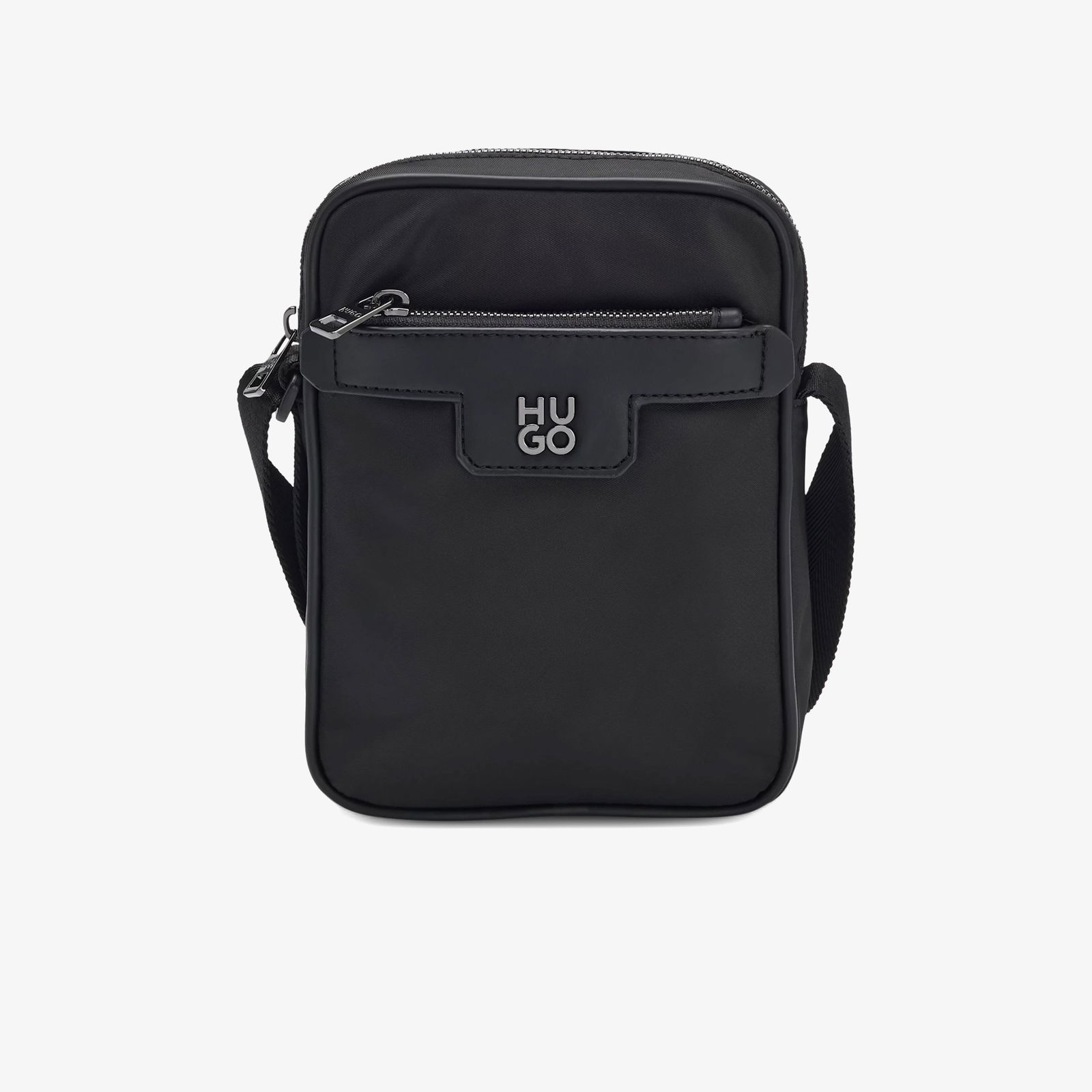 Hugo Nesh Ns Zip Erkek Siyah Çapraz Çanta