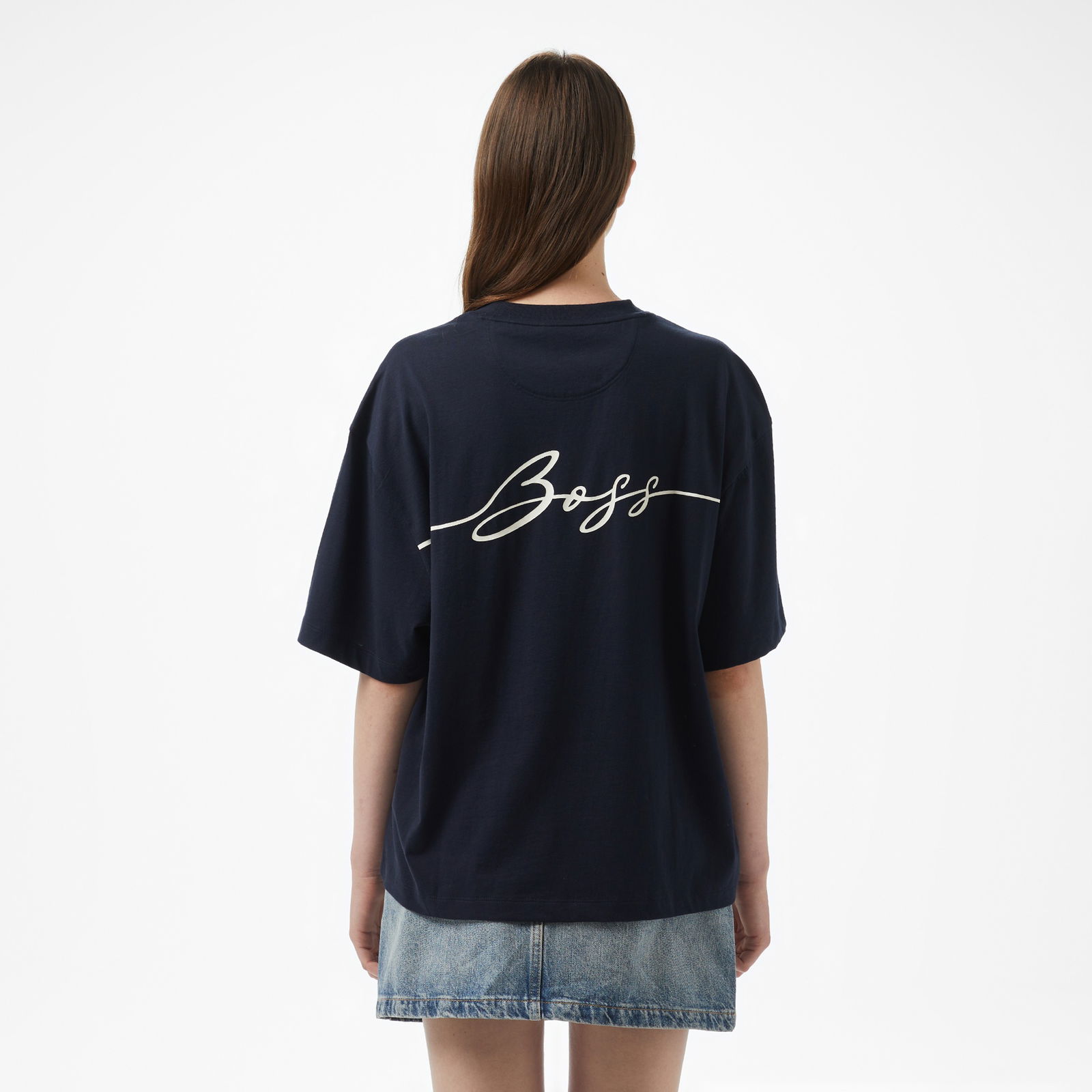 Boss C Eboyfriend 4 Kadın Lacivert T-Shirt