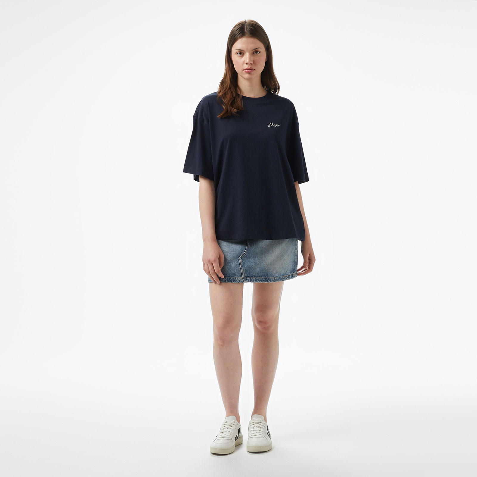 Boss C Eboyfriend 4 Kadın Lacivert T-Shirt