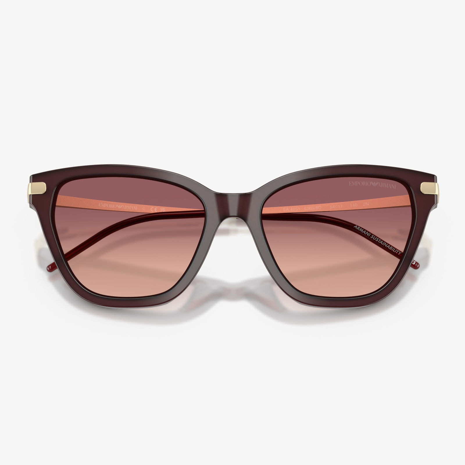 Emporio Armani EA4251 Kadın Bordo Güneş Gözlüğü