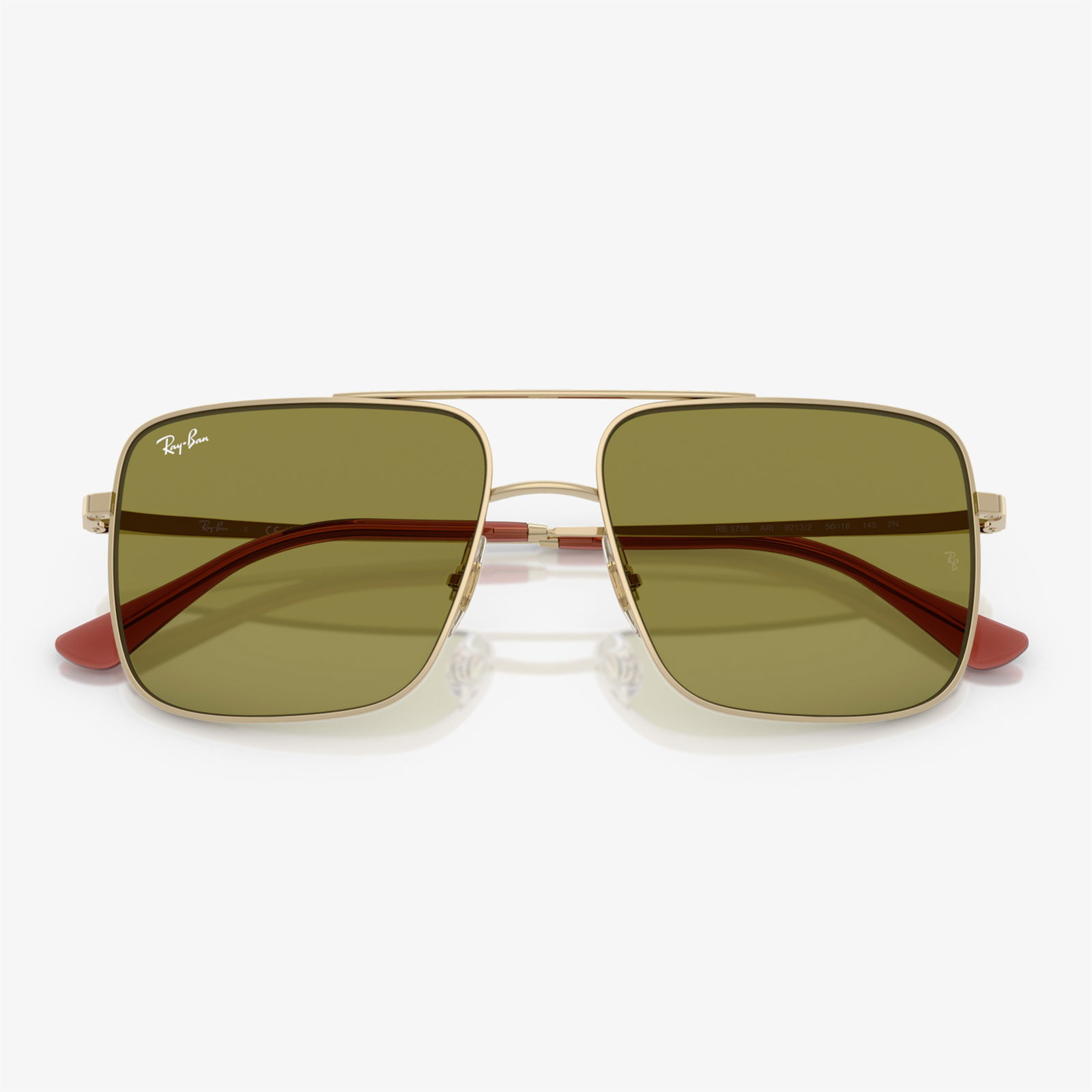 Ray-Ban RB3758 Unisex Altın Rengi Güneş Gözlüğü