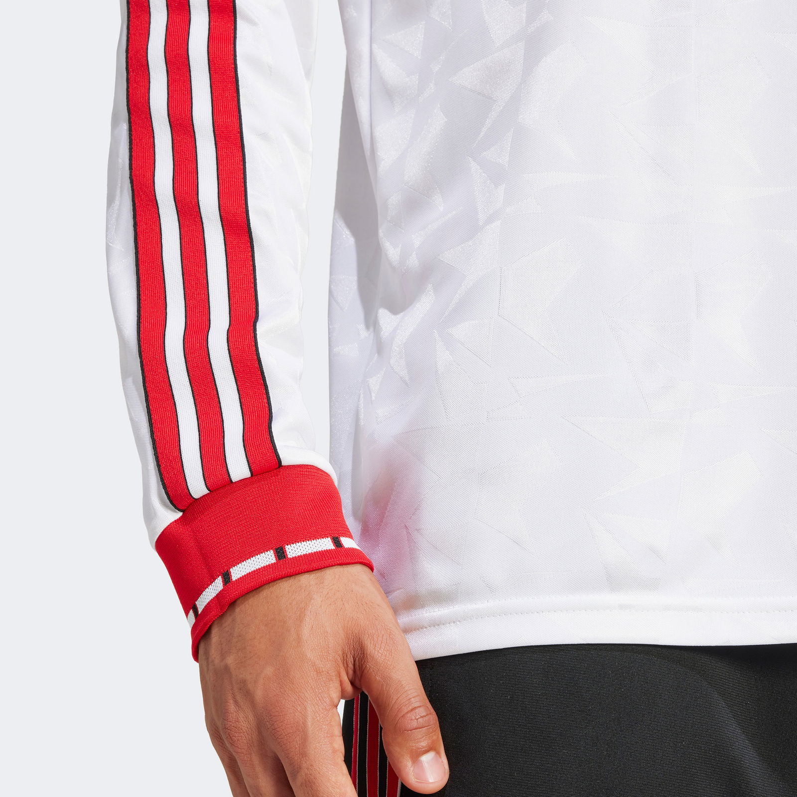 adidas Manchester United Retro Erkek Beyaz Uzun Kollu T-Shirt