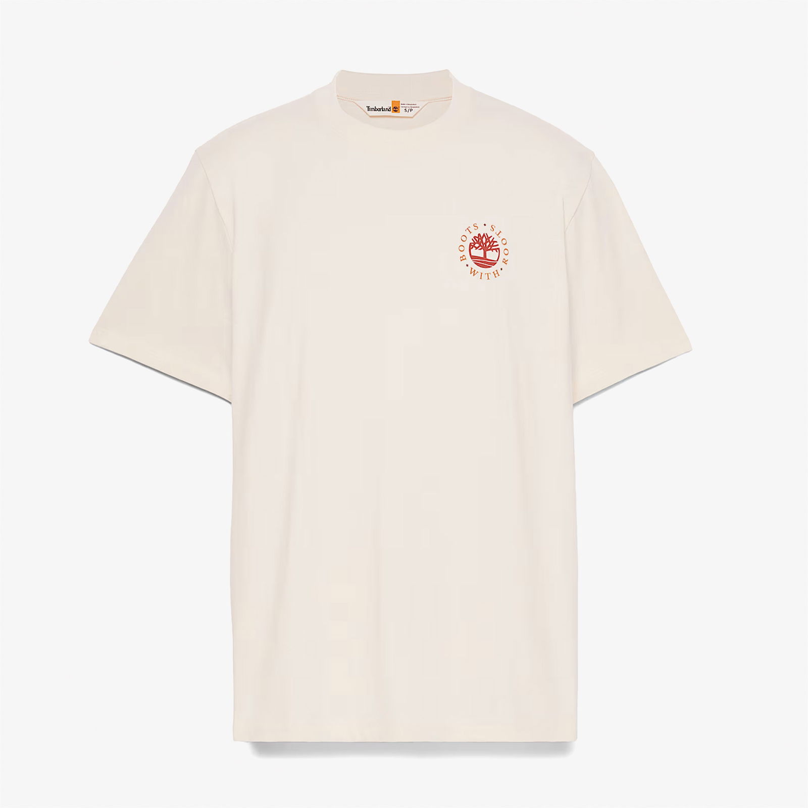 Timberland Washed Boot Lab Back Graphic Erkek Kahverengi T-Shirt
