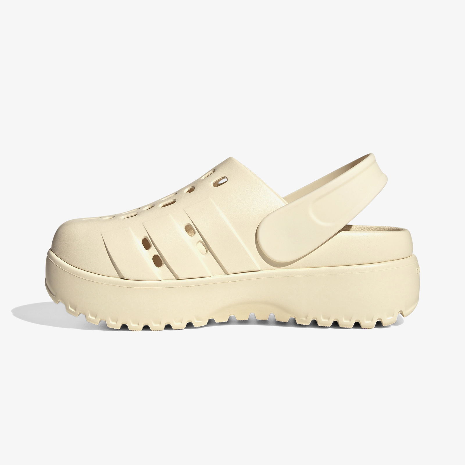 adidas Adilette Clog Platform Unisex Beyaz Sandalet