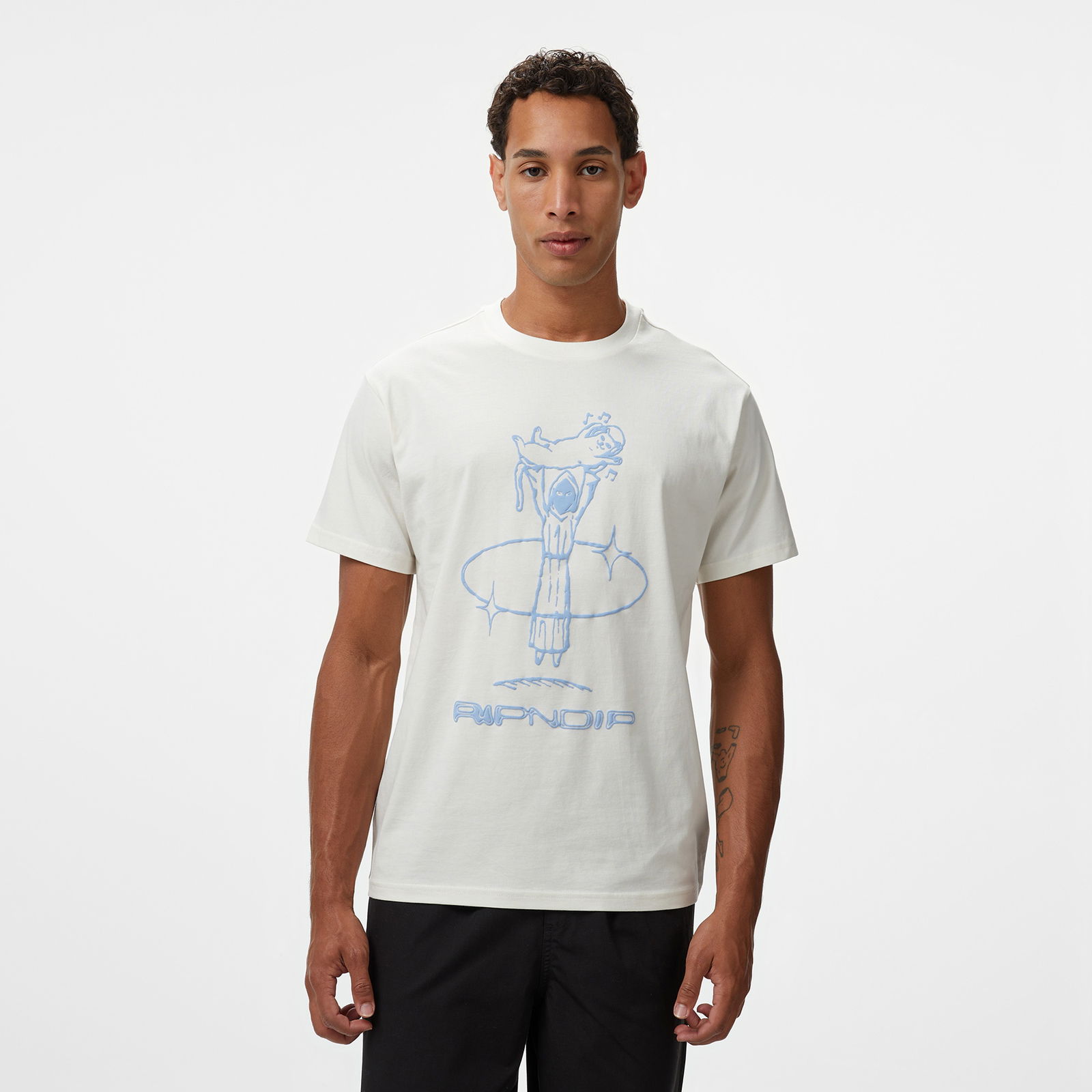 Ripndip Saturn Bone Erkek Beyaz T-Shirt