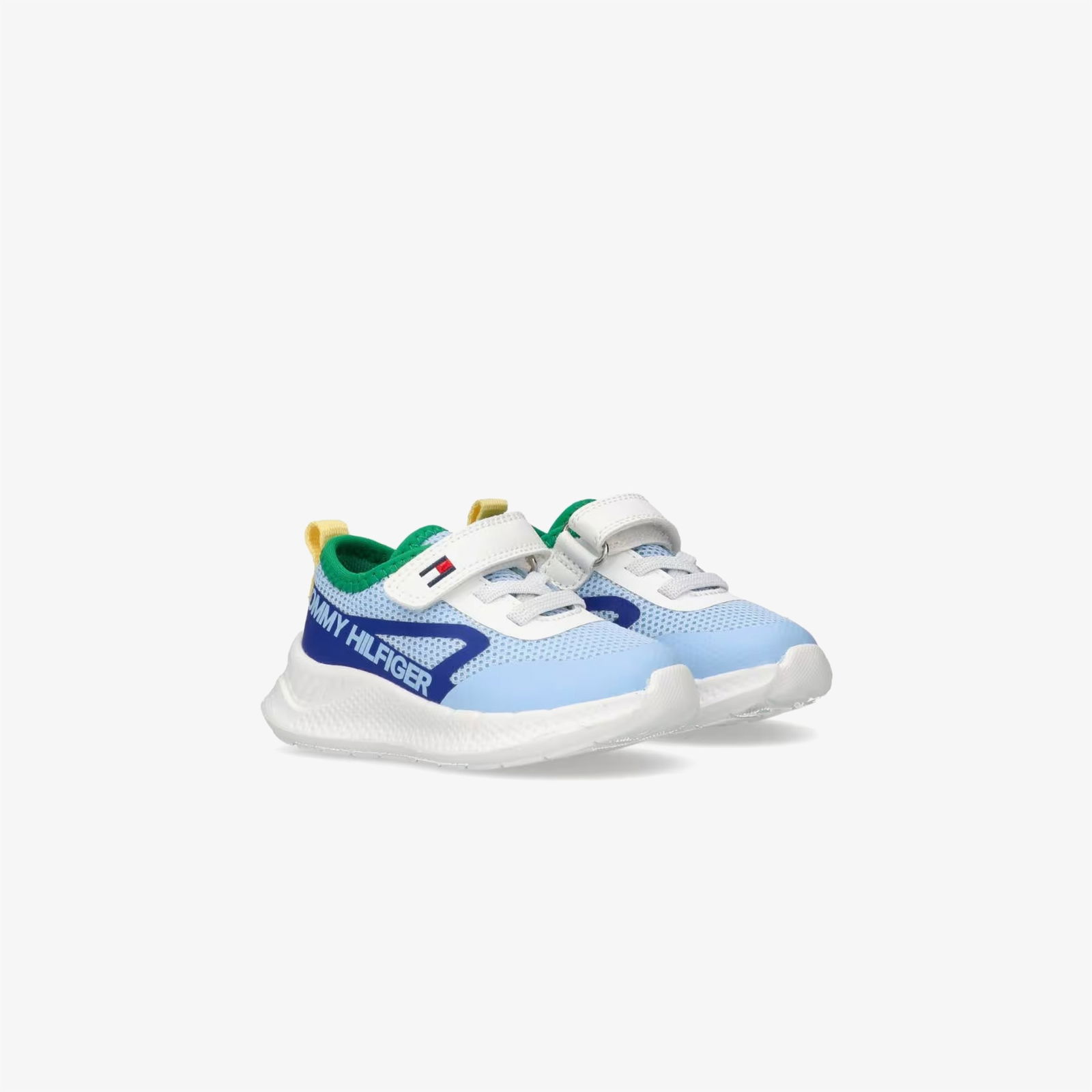 Tommy Hilfiger Lace Up Velcro Çocuk Mavi Spor Ayakkabı