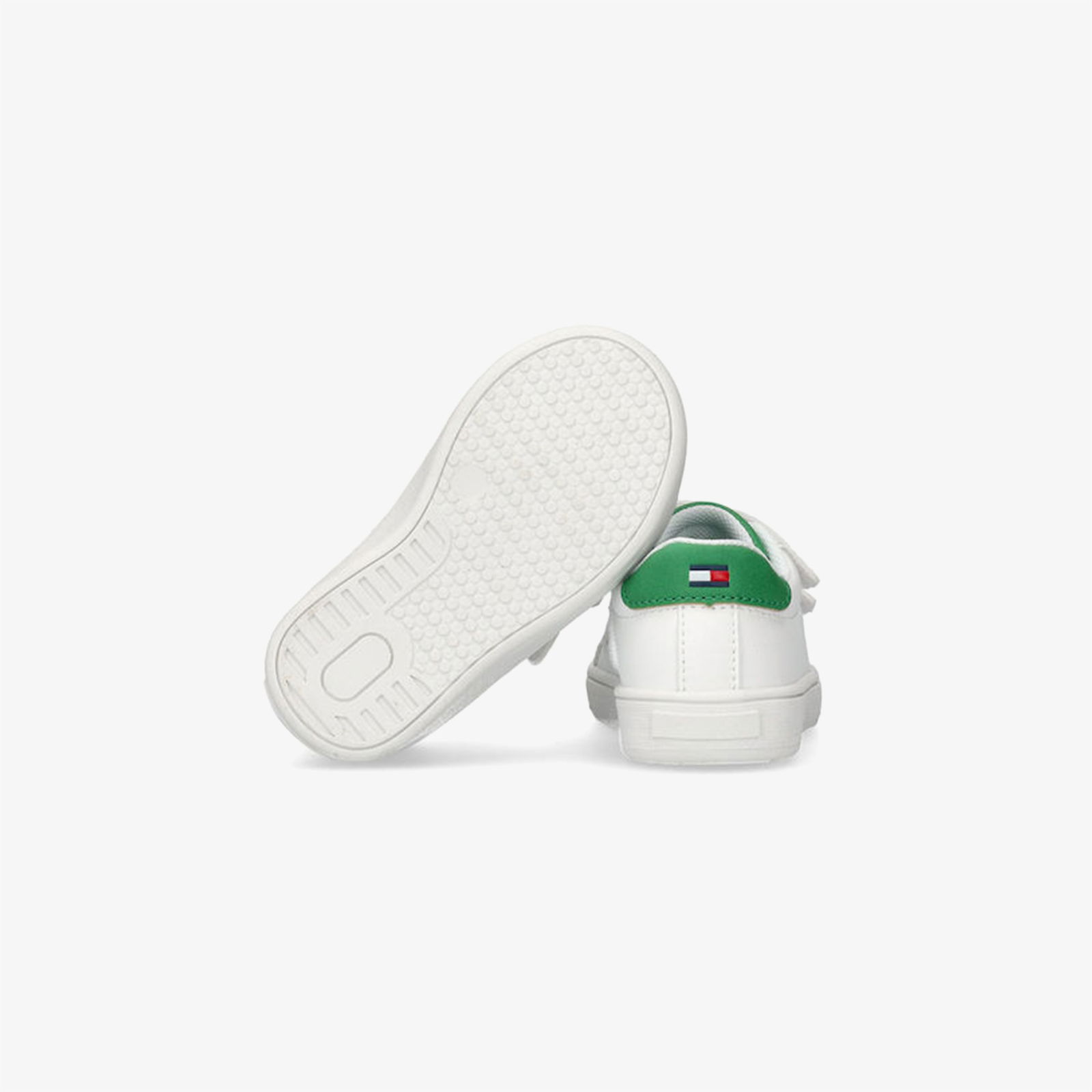 Tommy Hilfiger Flag Velcro Çocuk Beyaz/Yeşil Spor Ayakkabı