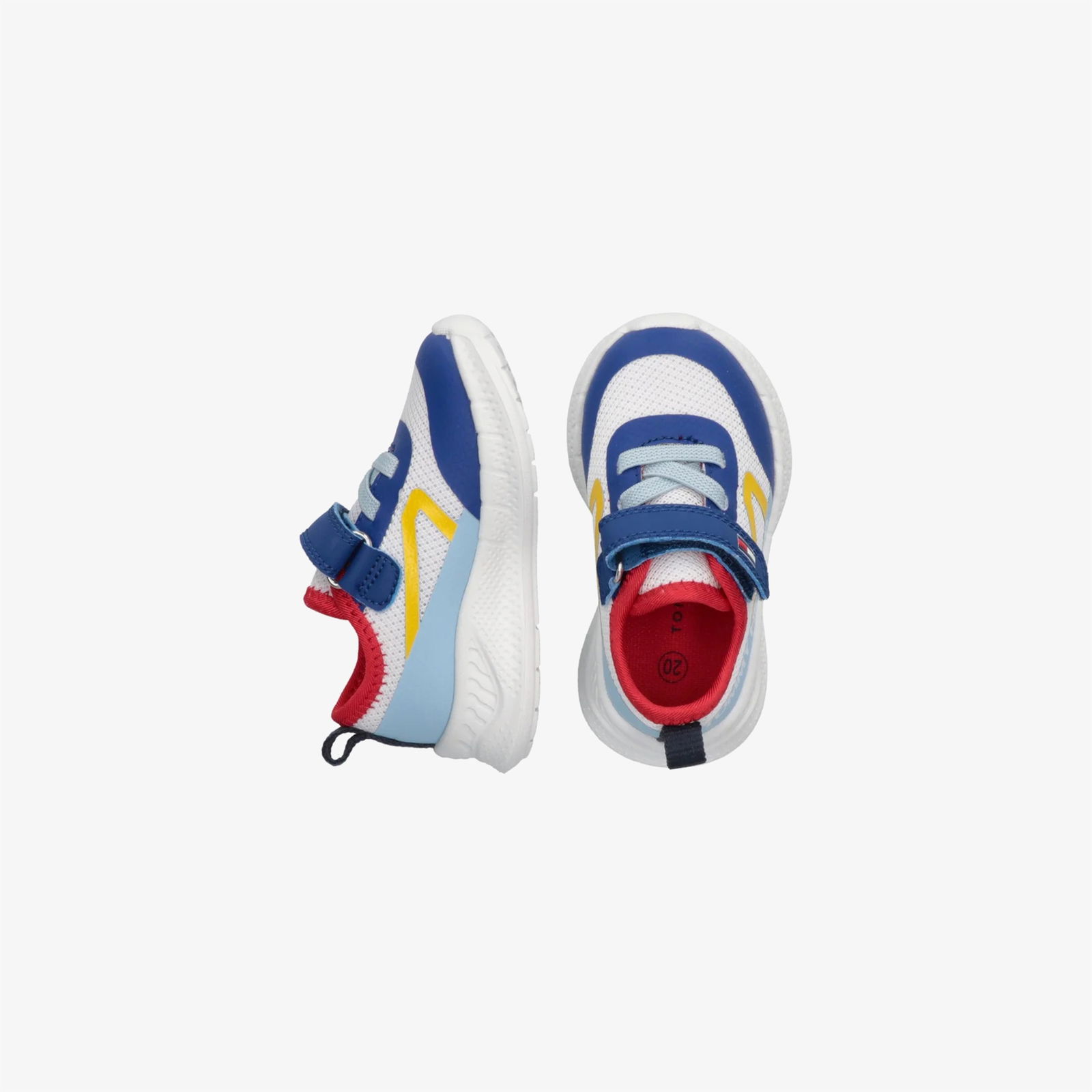 Tommy Hilfiger Lace Up Velcro Çocuk Mavi Spor Ayakkabı