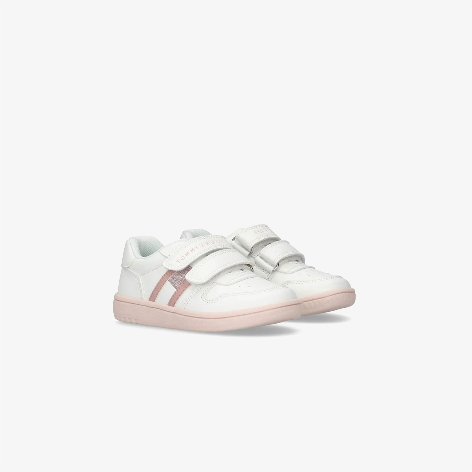 Tommy Hilfiger Flag Velcro Çocuk Pembe Spor Ayakkabı