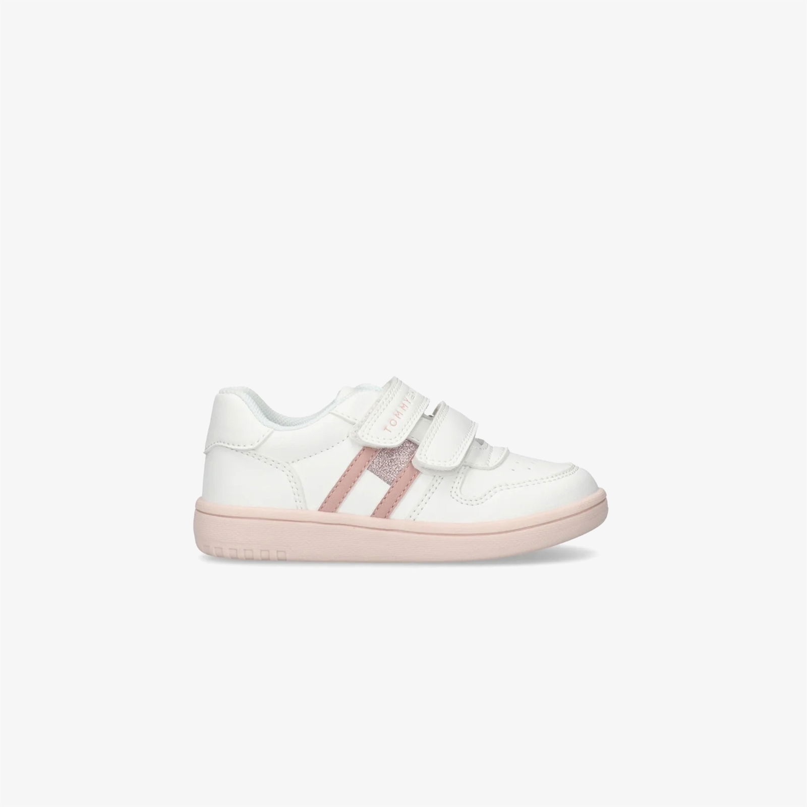 Tommy Hilfiger Flag Velcro Çocuk Pembe Spor Ayakkabı