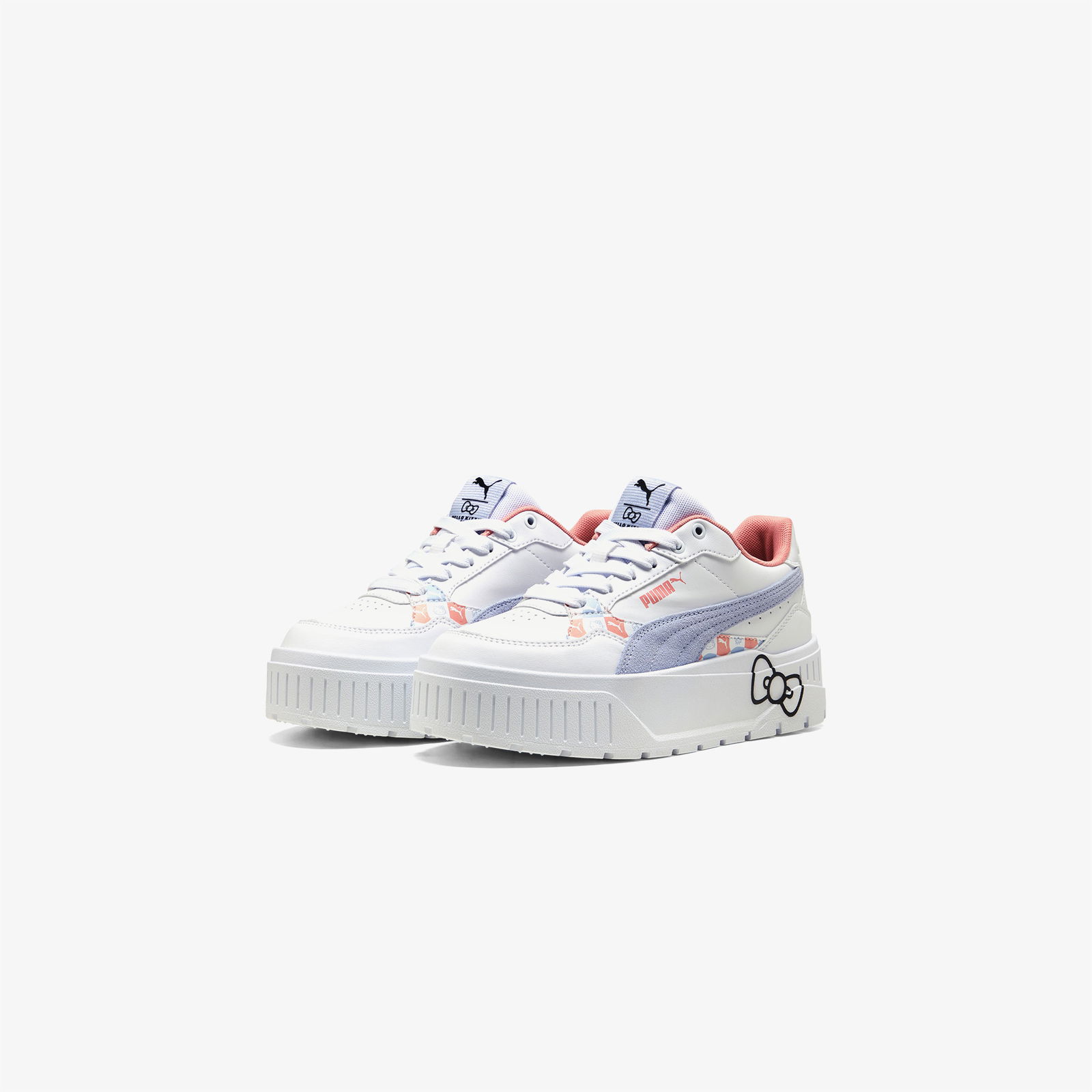 Puma Karmenidol Hk&Fr Jr Çocuk Beyaz Sneaker