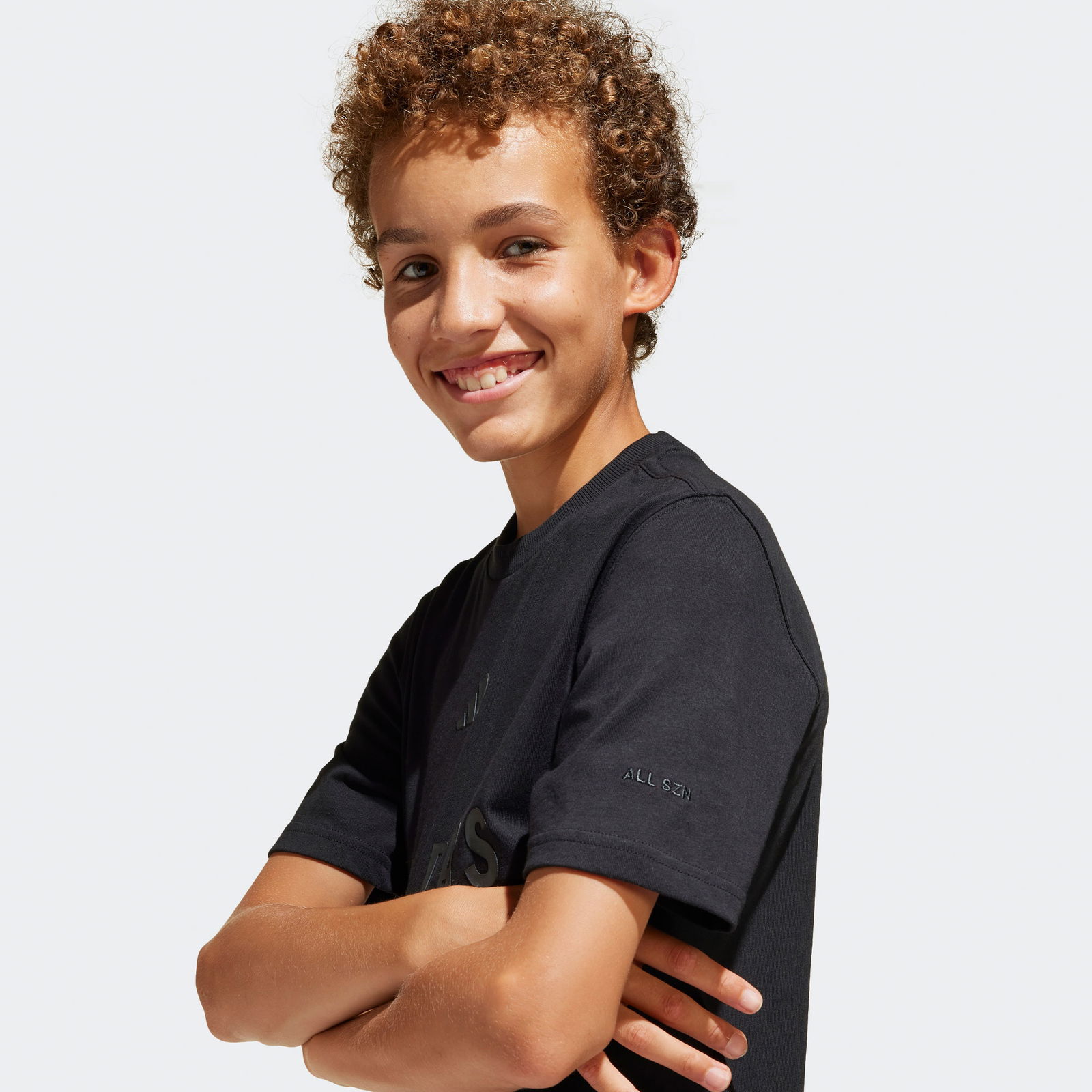 adidas Sportswear Çocuk Siyah Günlük T-Shirt