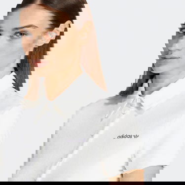  adidas Originals Kadın Beyaz Crop Gömlek