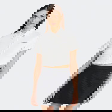  adidas Originals Kadın Beyaz Crop Gömlek