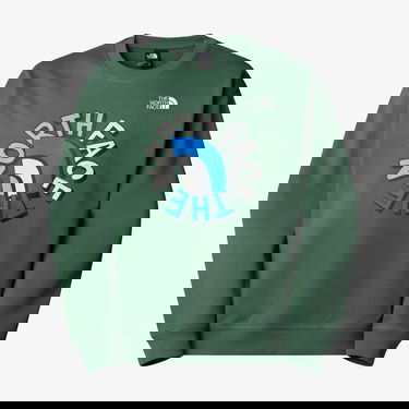  The North Face Oversized Crew Erkek Yeşil Mont