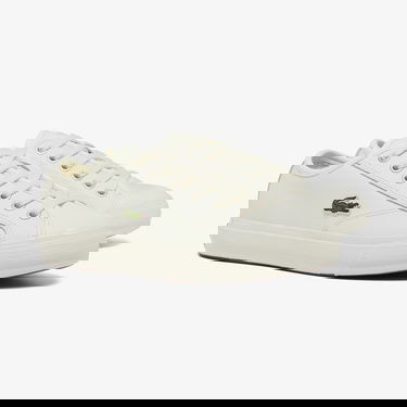  Lacoste Backcourt Kadın Bej Sneaker