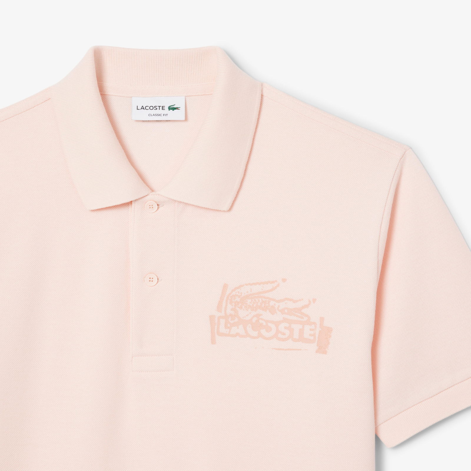 Lacoste L.12.12 Classic Fit Erkek Pembe Polo