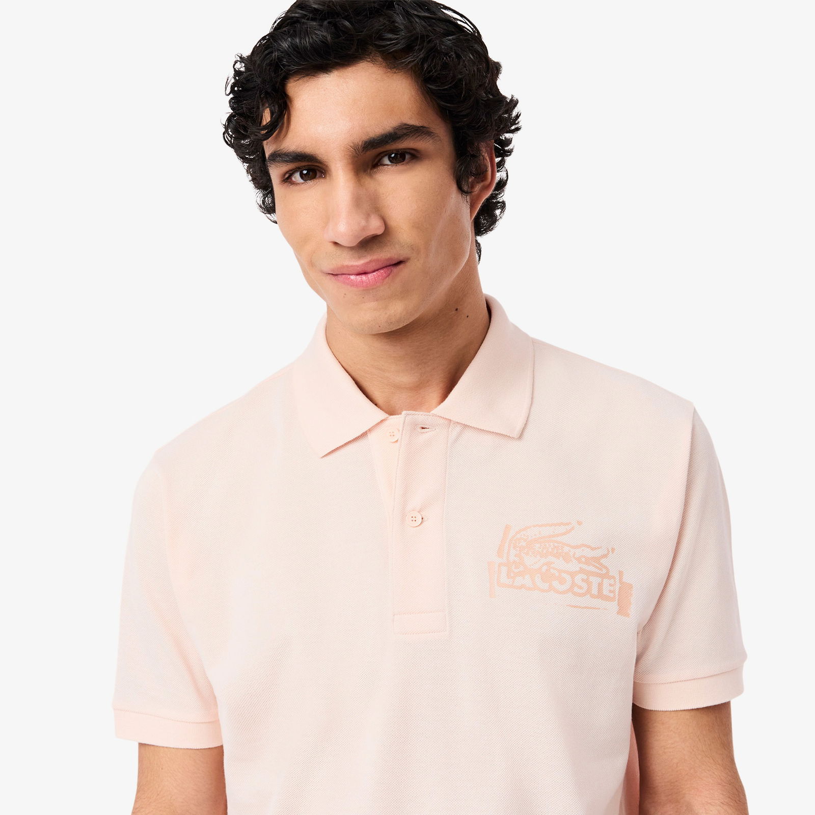 Lacoste L.12.12 Classic Fit Erkek Pembe Polo