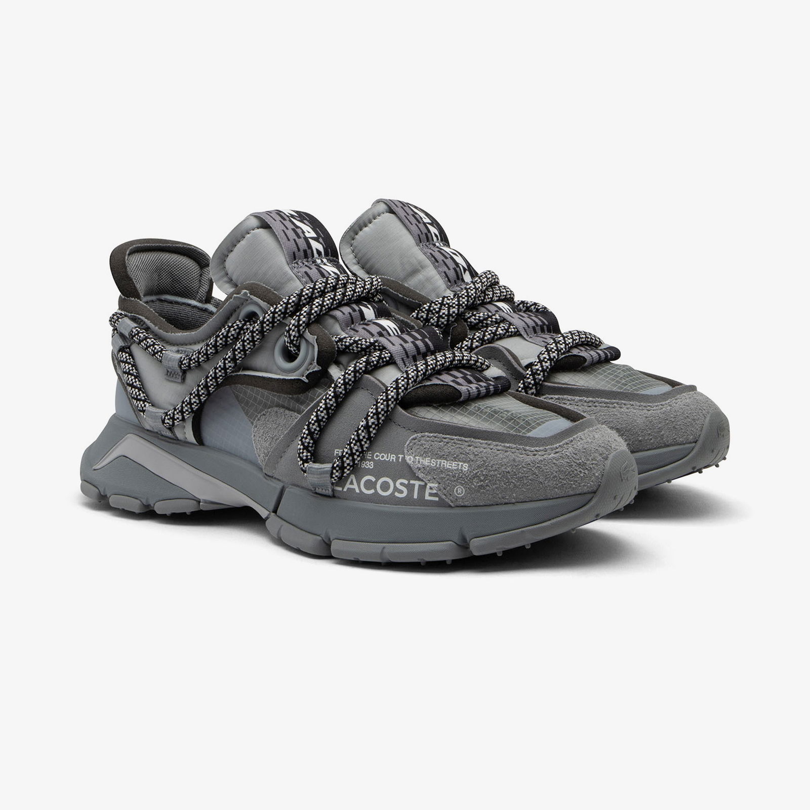 Lacoste L003 Active Runway Erkek Gri Sneaker