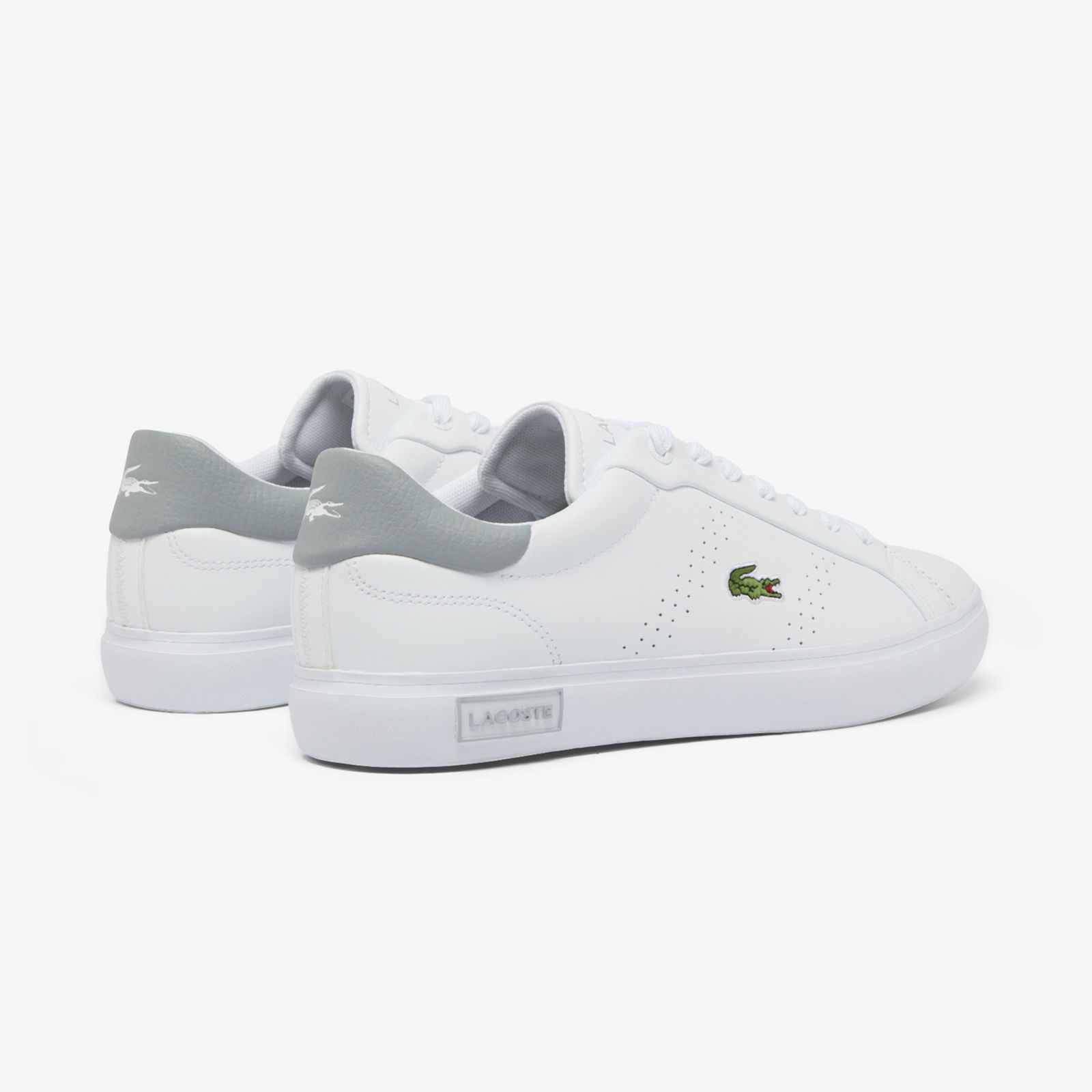 Lacoste Powercourt 2.0 Leather Erkek Beyaz Sneaker