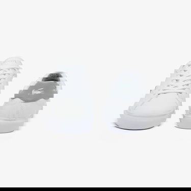  Lacoste Powercourt 2.0 Leather Erkek Beyaz Sneaker