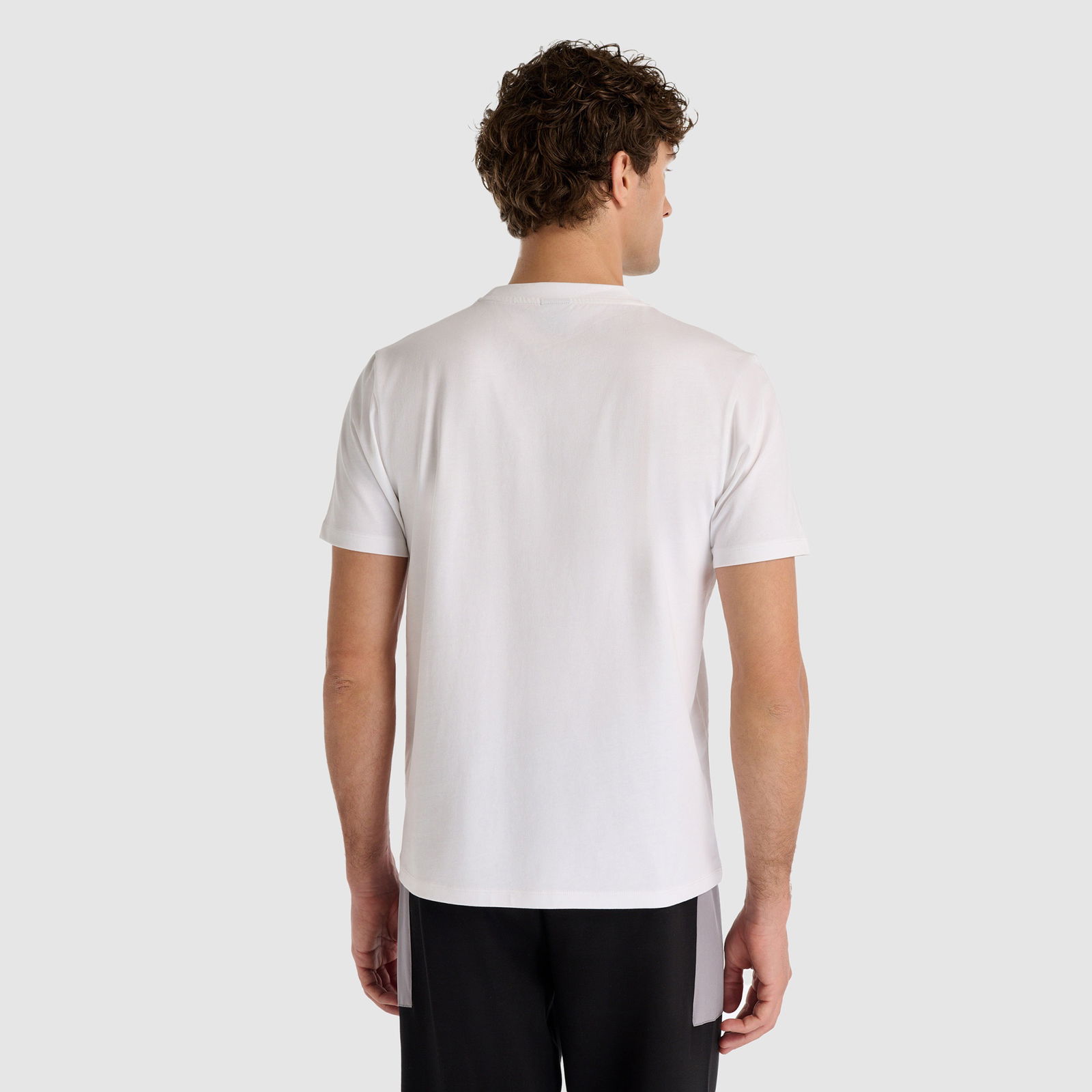 New Balance Erkek Beyaz T-Shirt