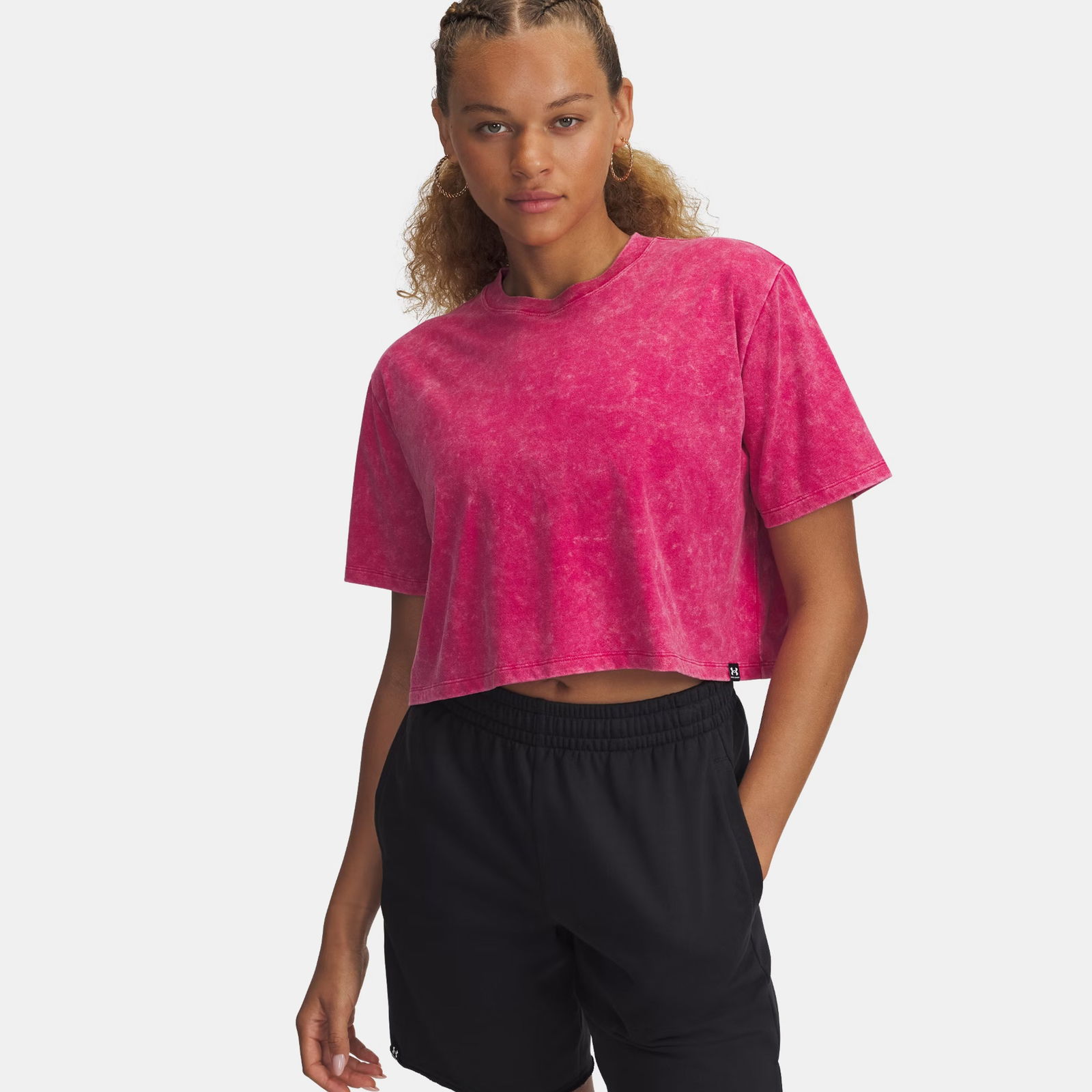 Under Armour Rival Wash Kadın Pembe T-Shirt