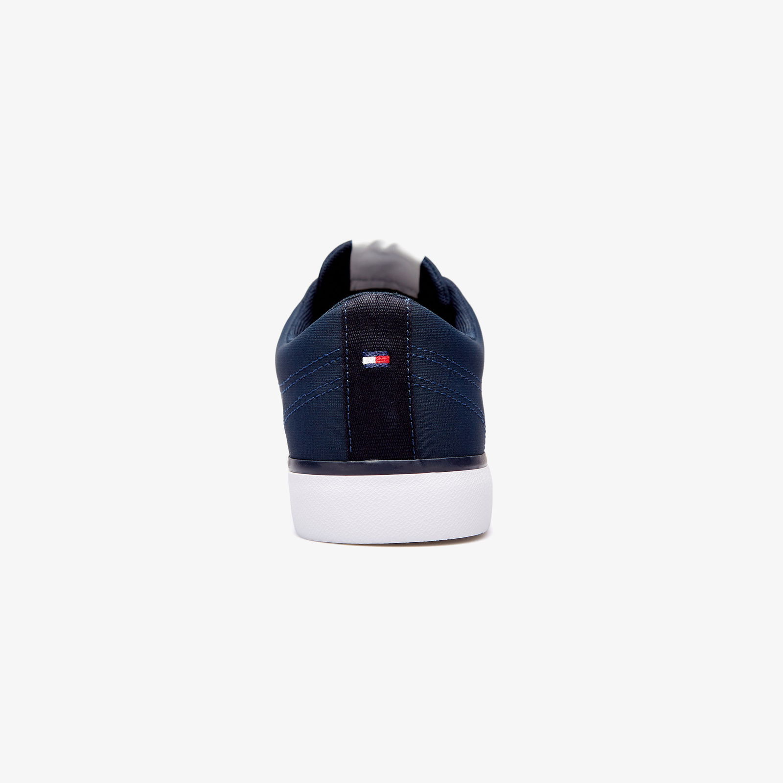 Tommy Hilfiger Th Hi Vulc Low Core Stripes Mesh Erkek Mavi Sneaker