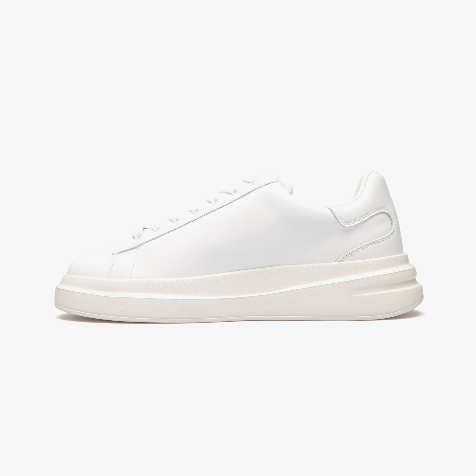 Guess Elba Leather Erkek Beyaz Sneaker