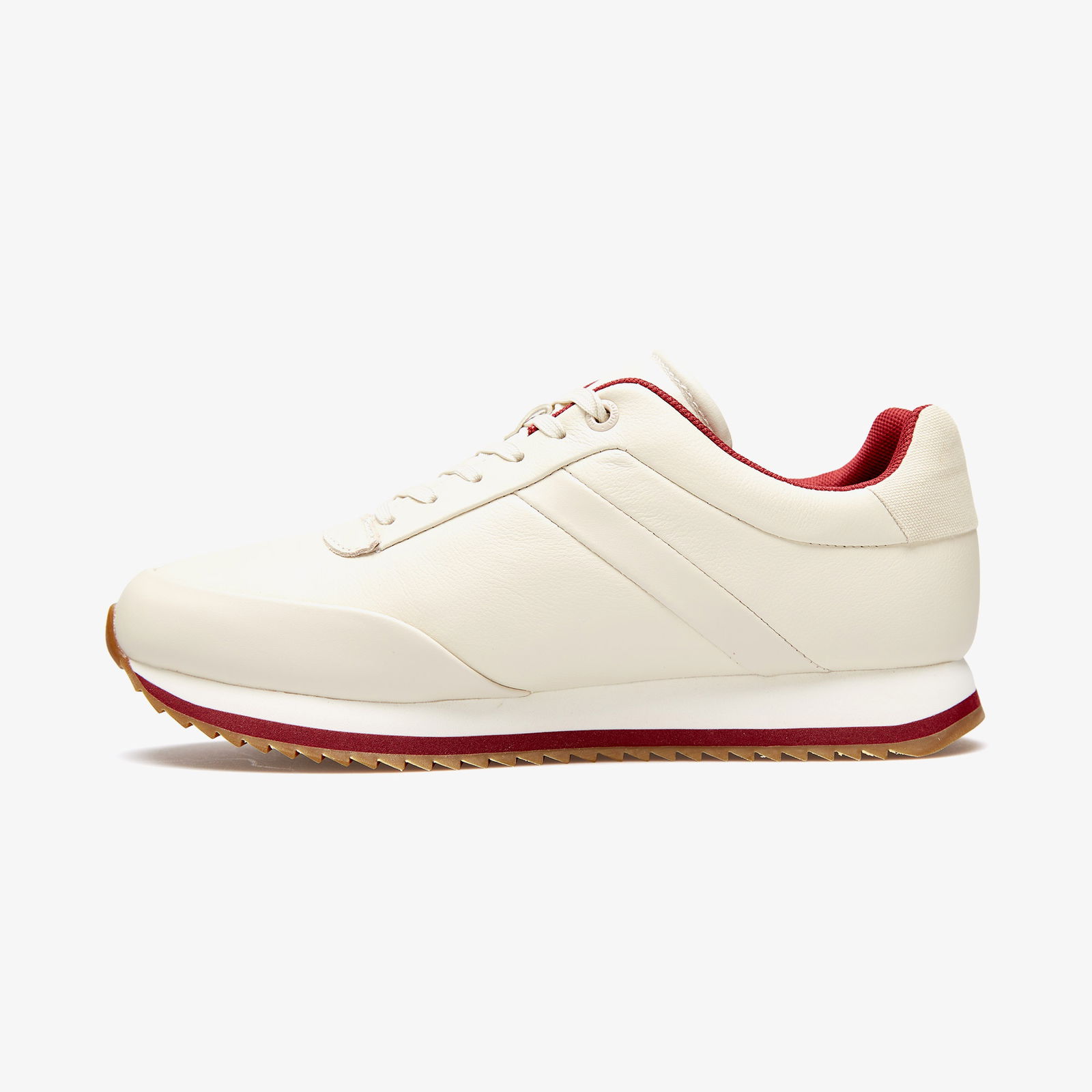 Calvin Klein Runner Lace Up Woven Kadın Bej Sneaker