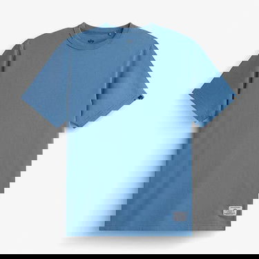  Alpha Industries New Patch Erkek Mavi T-Shirt
