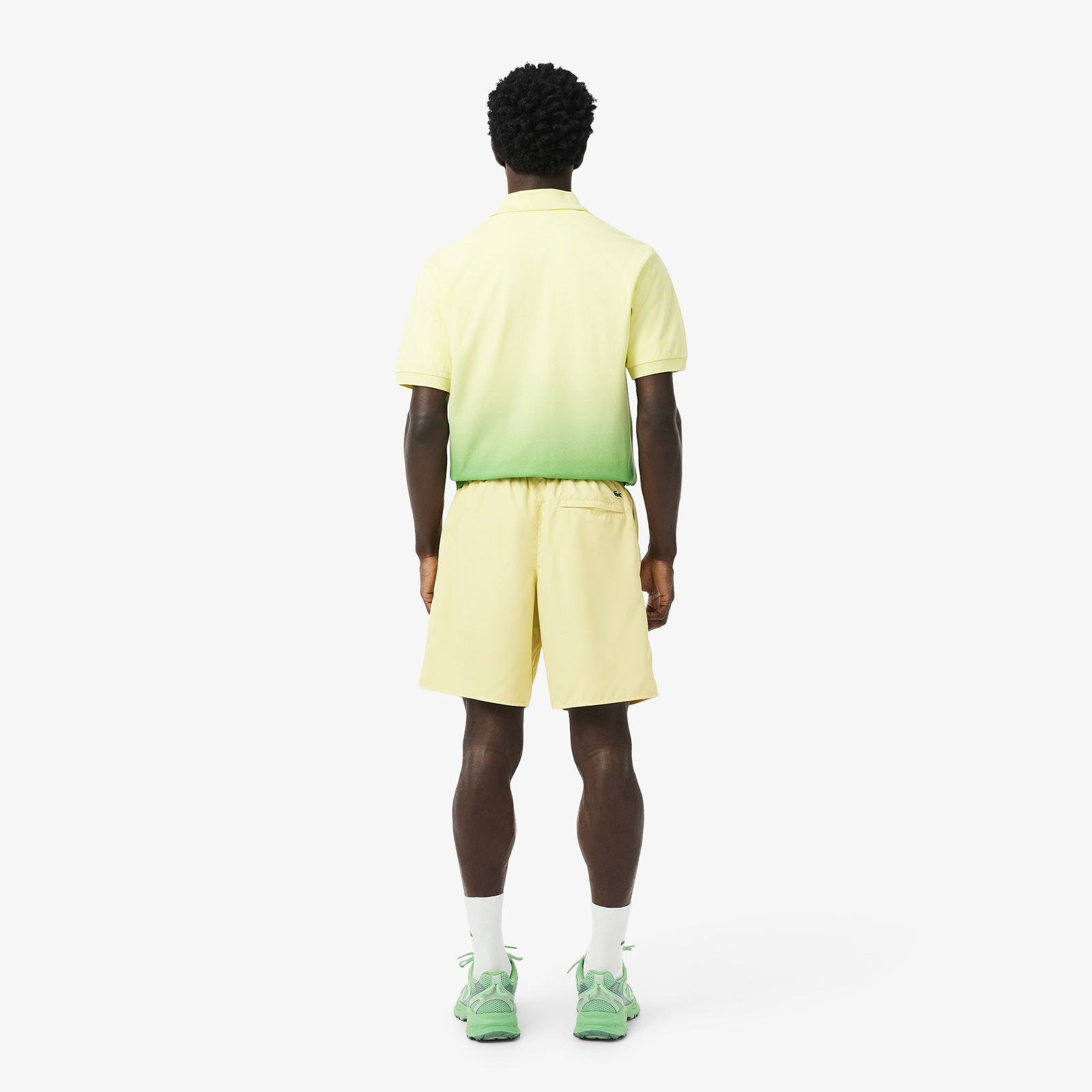 Lacoste Logo Branded Erkek Sarı Mayo