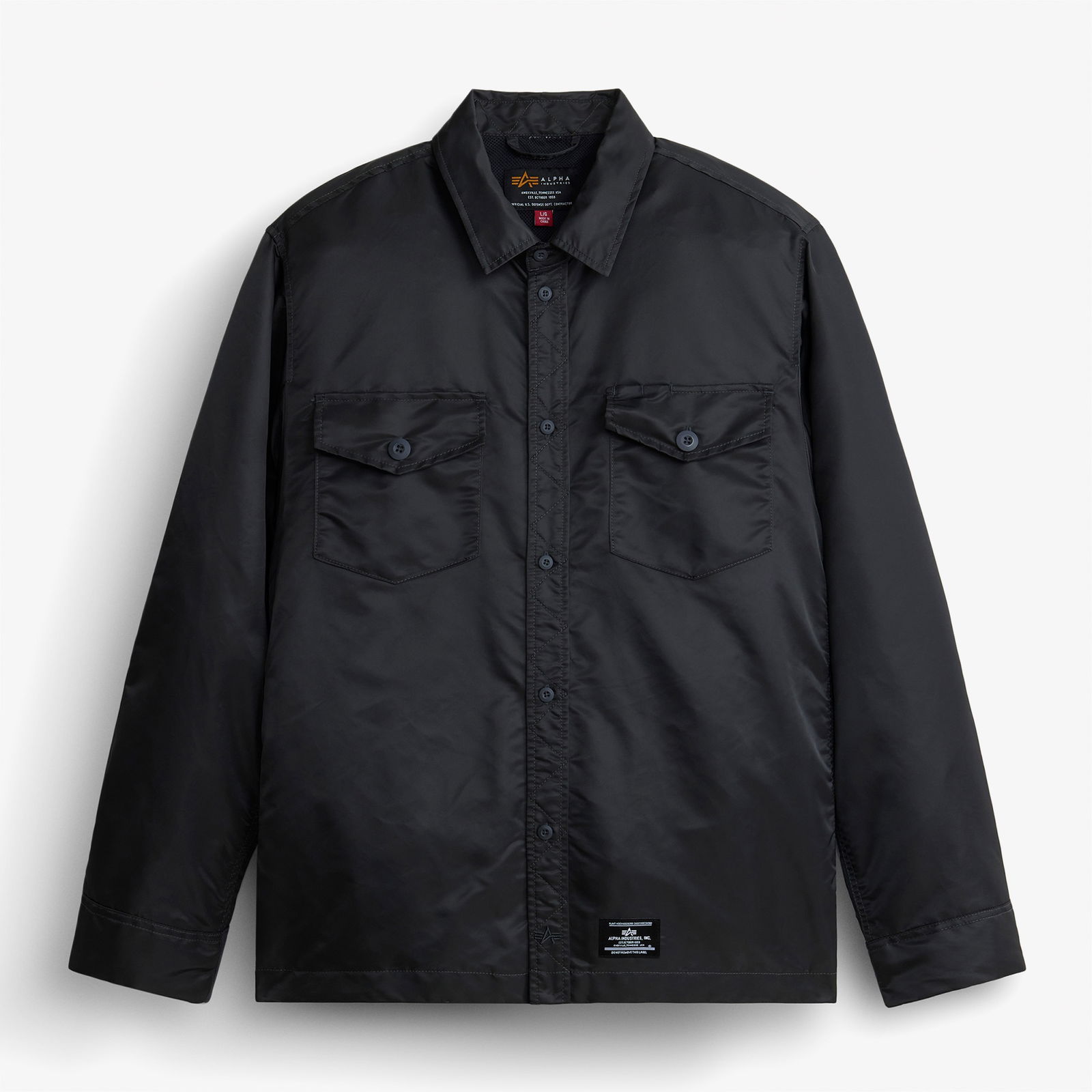 Alpha Industries Ls Flight Erkek Siyah Ceket