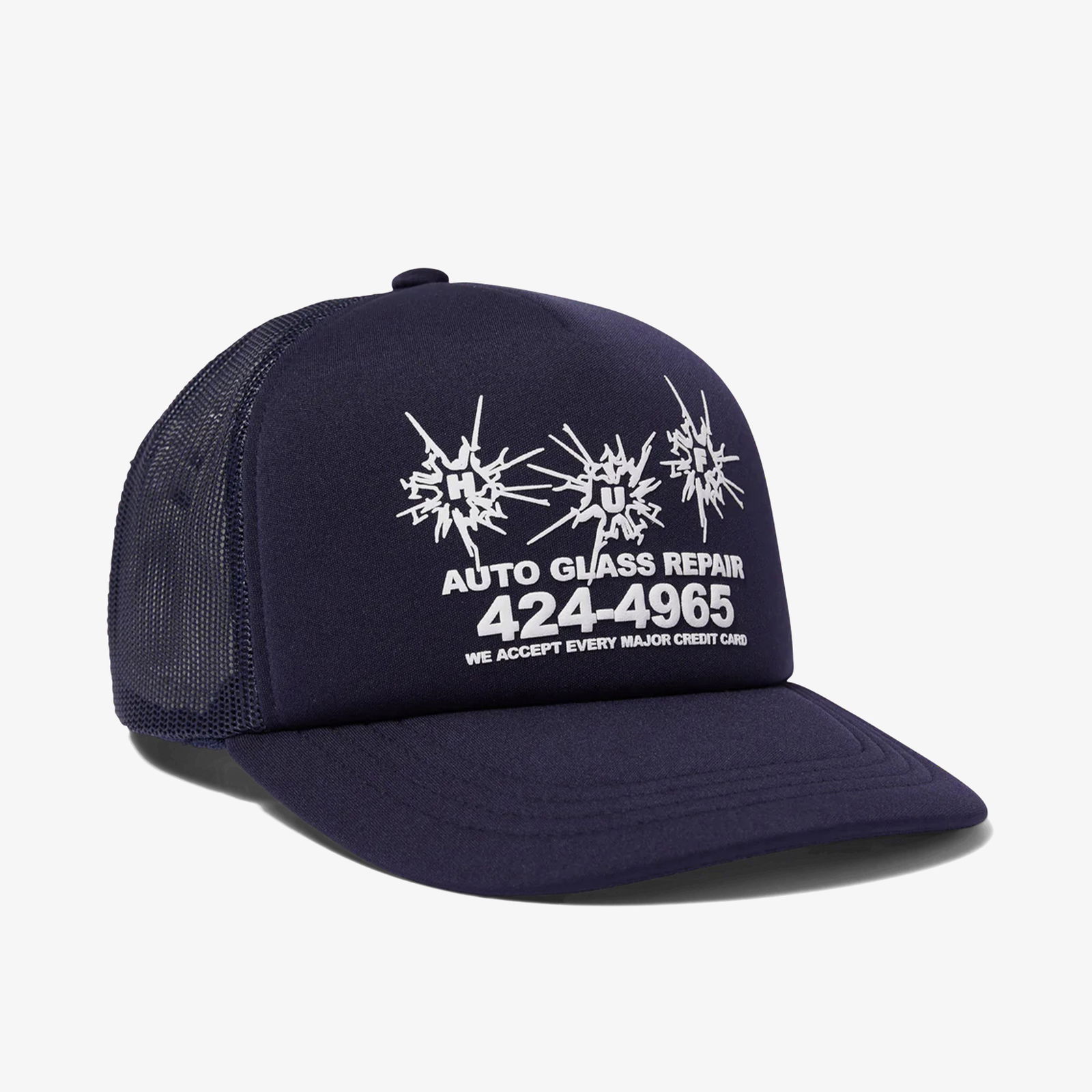 Huf Auto Glass Trucker Erkek Lacivert Şapka