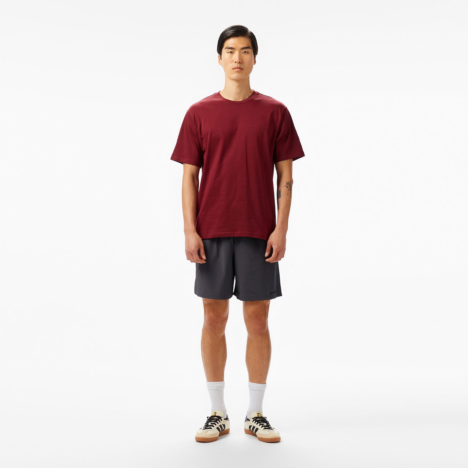 Les Benjamins Erkek Bordo T-Shirt