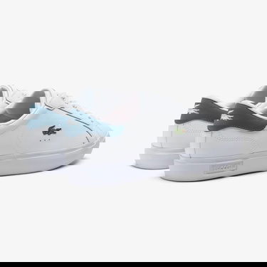  Lacoste Powercourt Leather Erkek Beyaz Sneaker